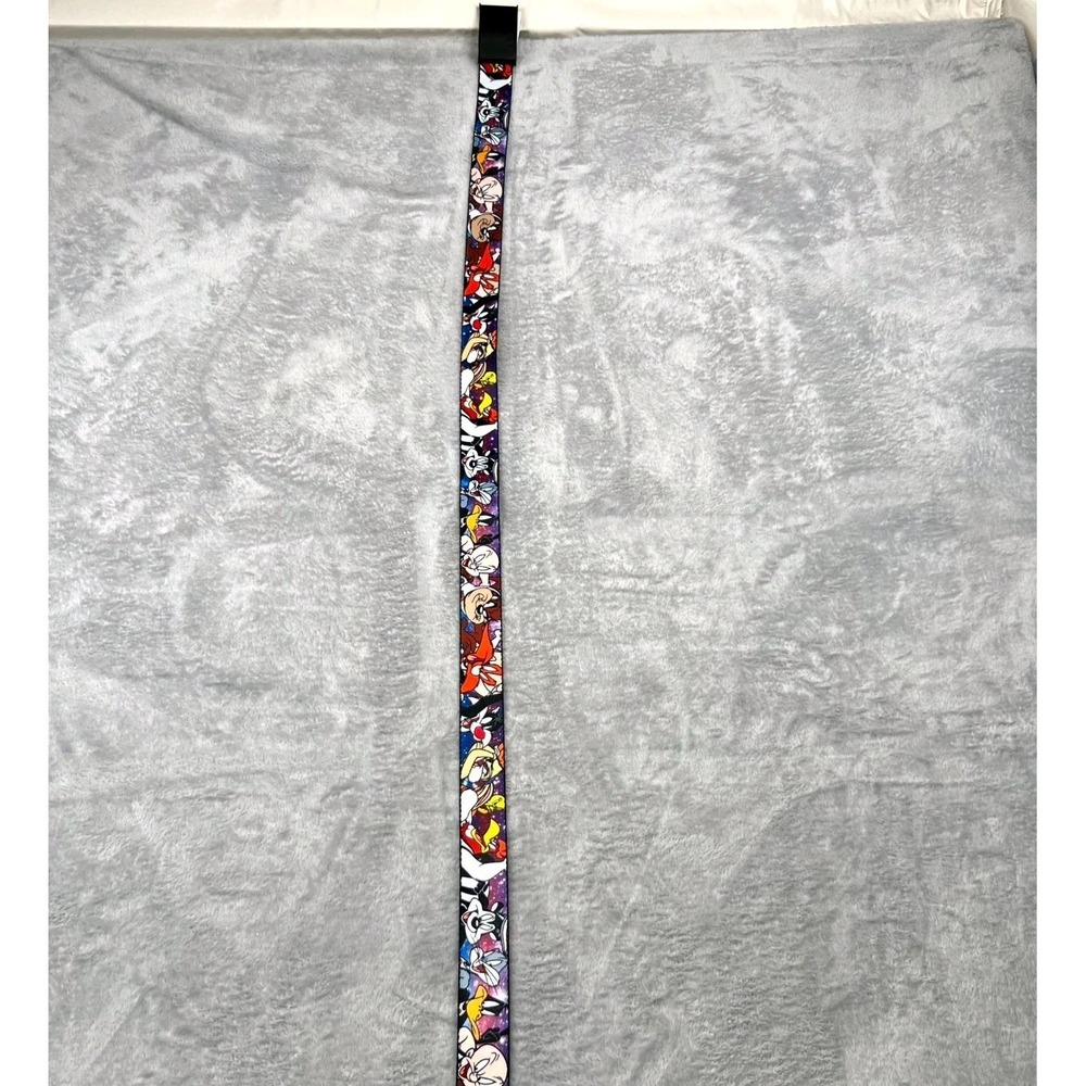 Zumiez Looney Tunes Toon Squad Mens Web Belt Basketball Team OS 47" Black Buckle